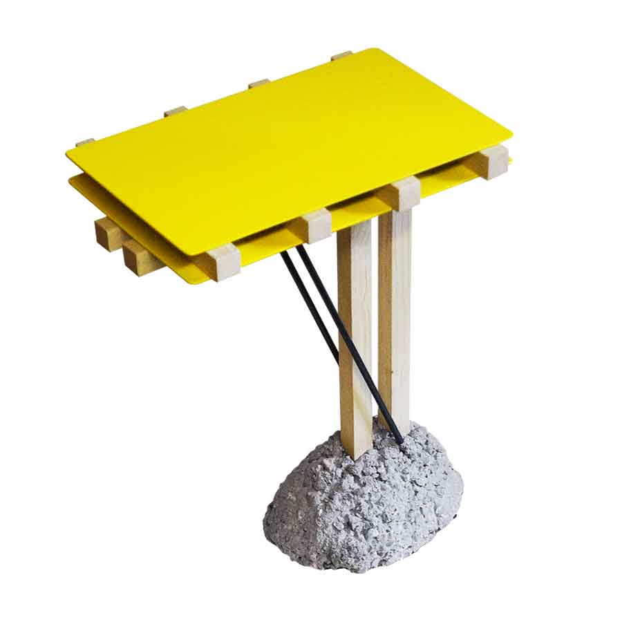 table-a-debort-jaune